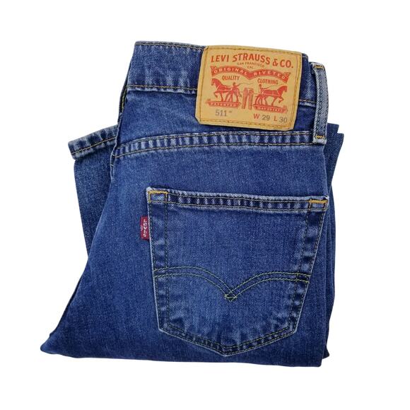 LEVI'S 511 Jeans 511-2380 Slim Fit Slight Taper Leg W29 L30